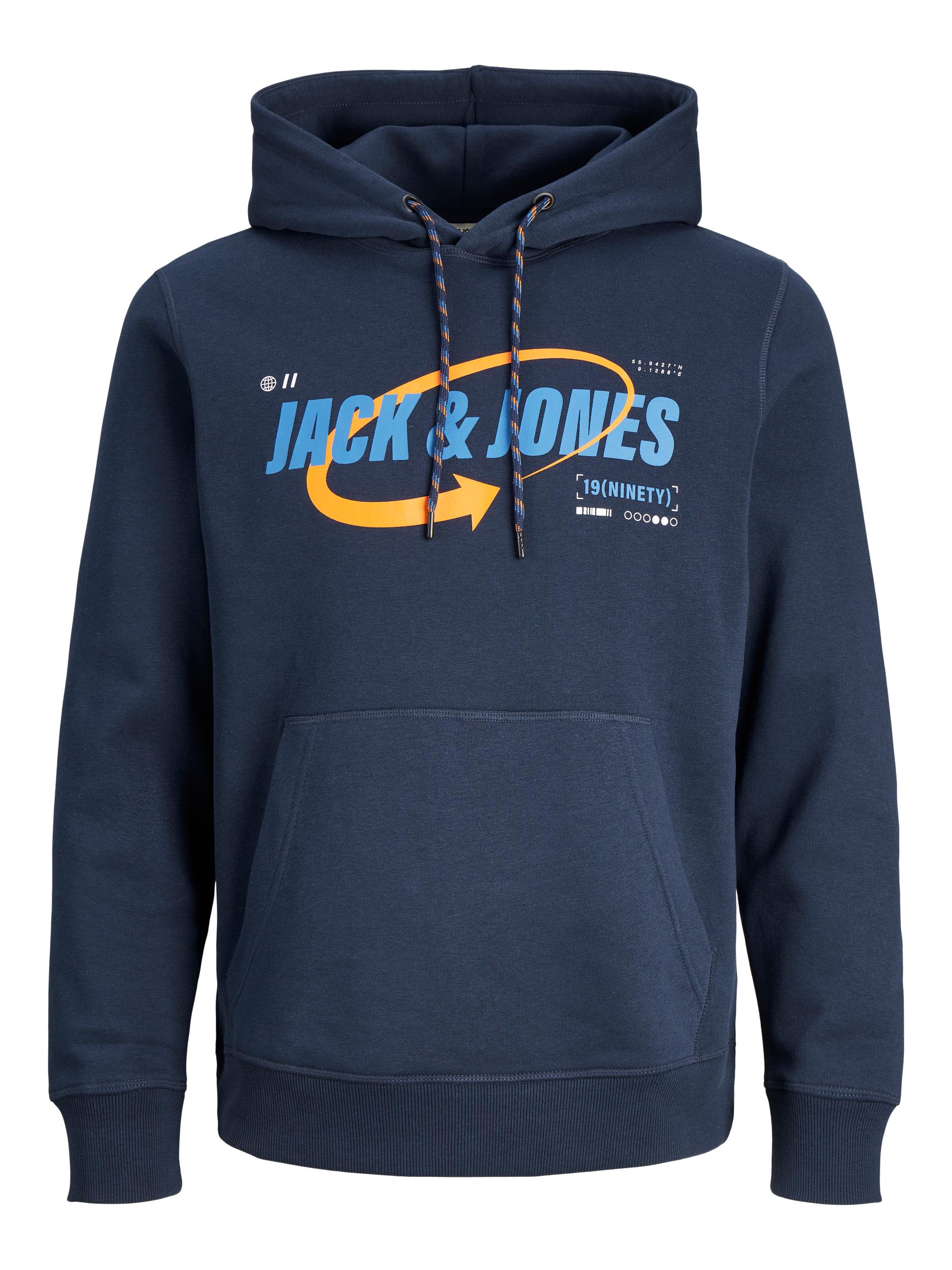 Jack & Jones PlusSize Hoodie JCOBLACK SWEAT HOOD CH PLS günstig online kaufen