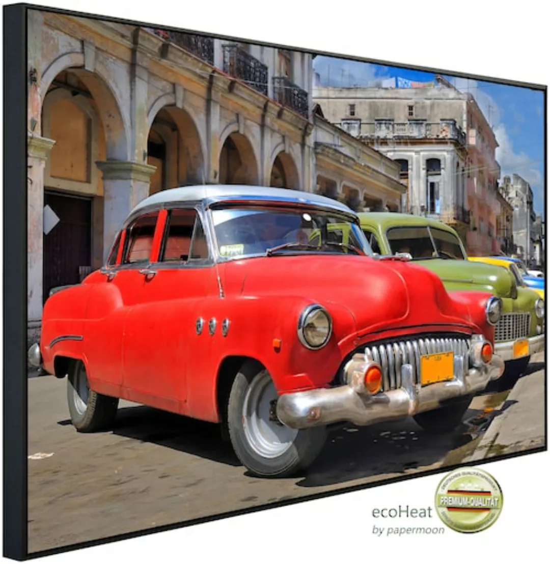 Papermoon Infrarotheizung »Havanna Oldtimer«, sehr angenehme Strahlungswärm günstig online kaufen
