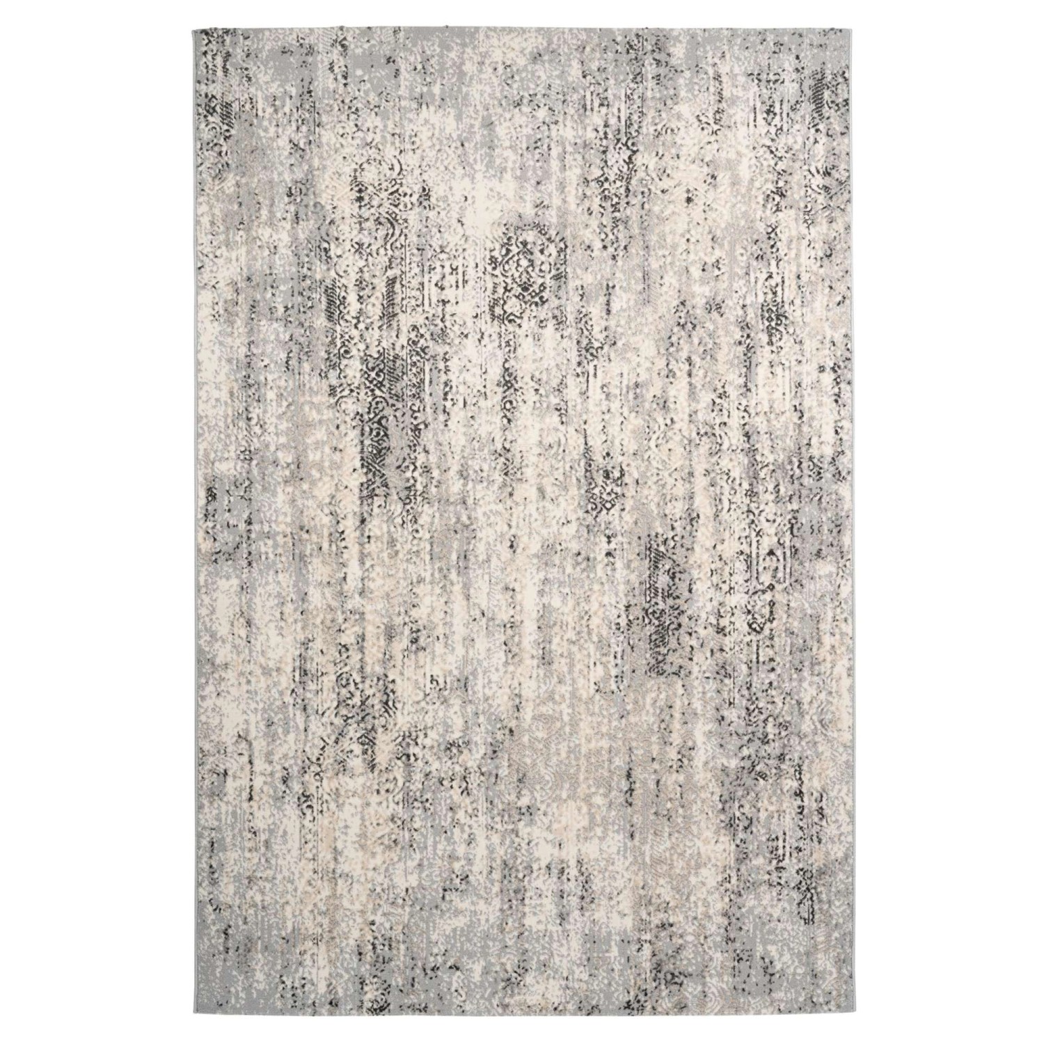 MeGusta Kurzflor Teppich Modern UsedLook Grau 160x230 cm Clara günstig online kaufen