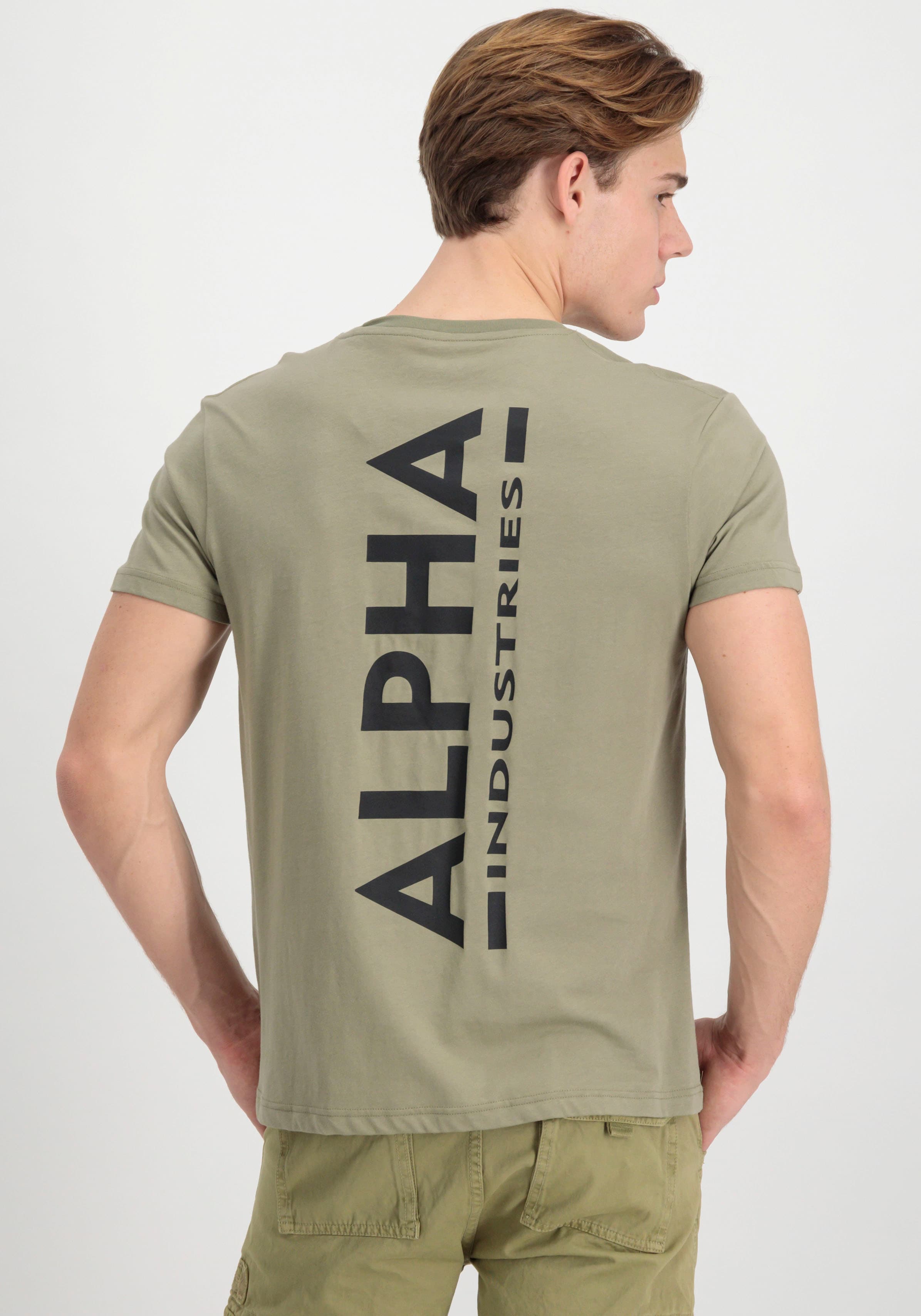 Alpha Industries Rundhalsshirt "Backprint T" günstig online kaufen