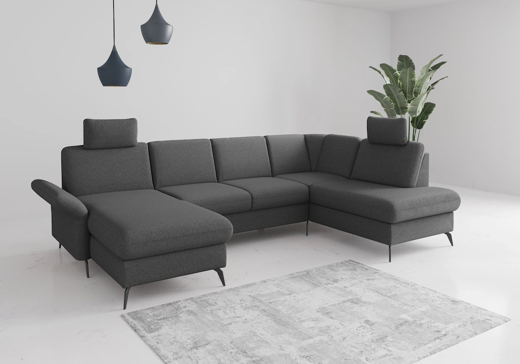Home affaire Ecksofa "Rochelle", wahlweise mit Bettfunktion, Bettkasten und günstig online kaufen