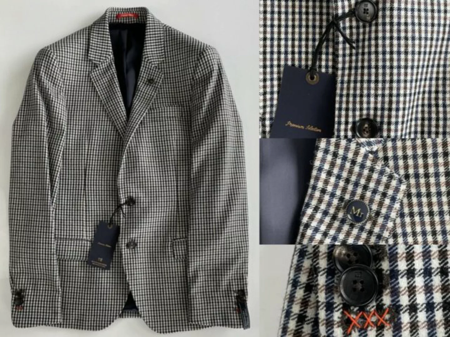 Scotch & Soda Sakko Scotch & Soda Premium Wool Mens Karo Karierte Sakko Bla günstig online kaufen