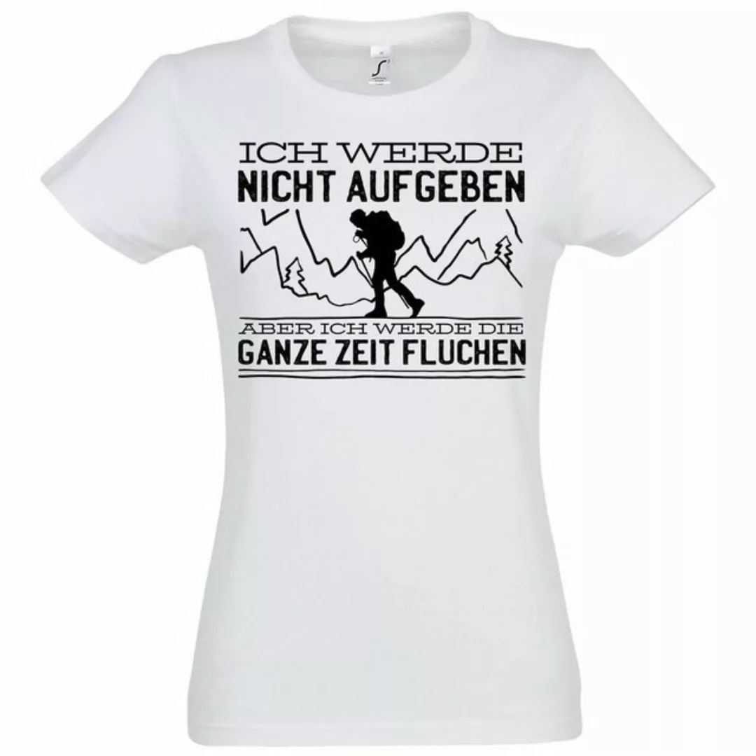 Youth Designz T-Shirt Nicht Aufgeben Wandern Damen T-Shirt mit trendigem Fr günstig online kaufen