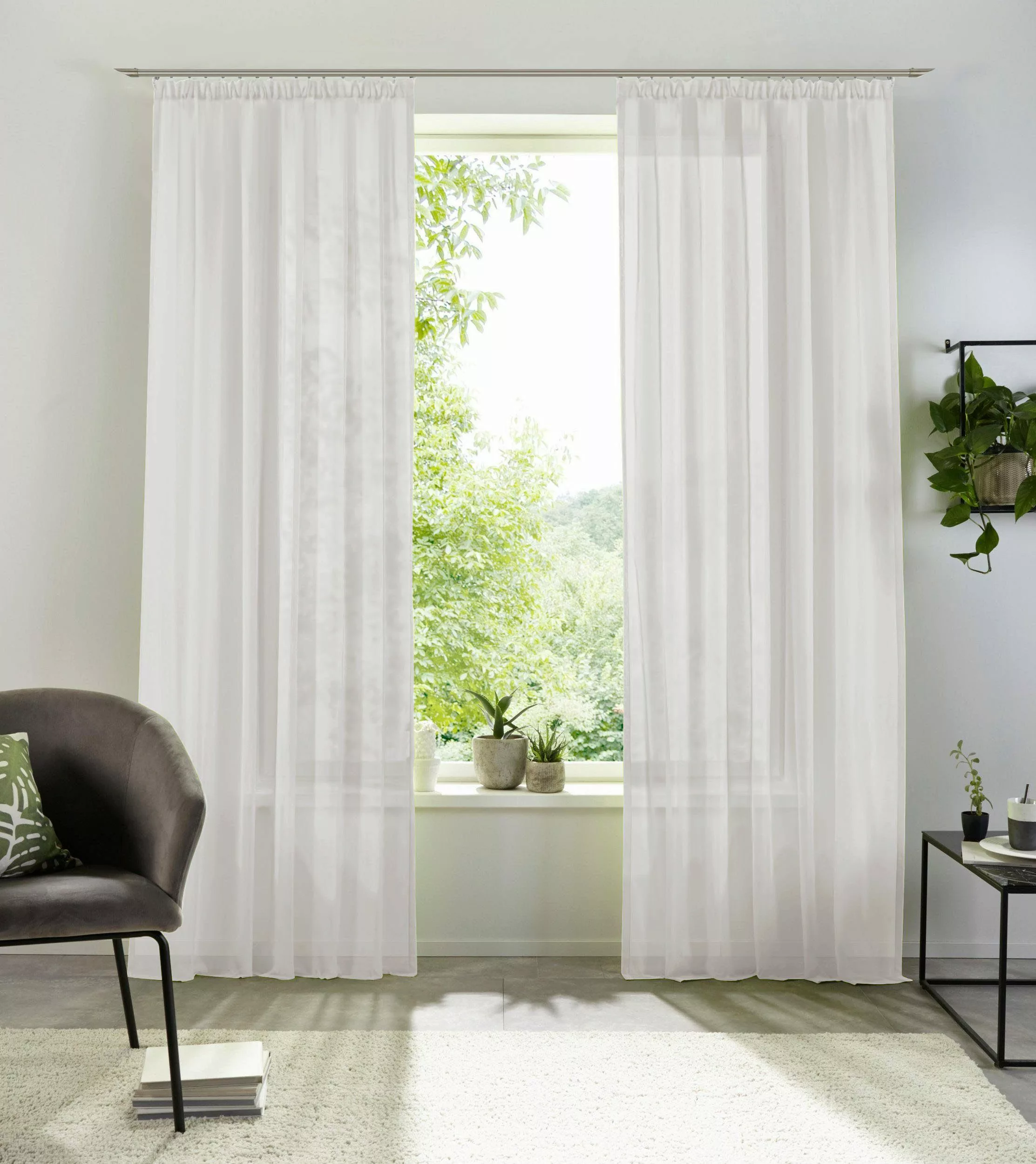 my home Gardine XANA mit Ösen, günstig online kaufen