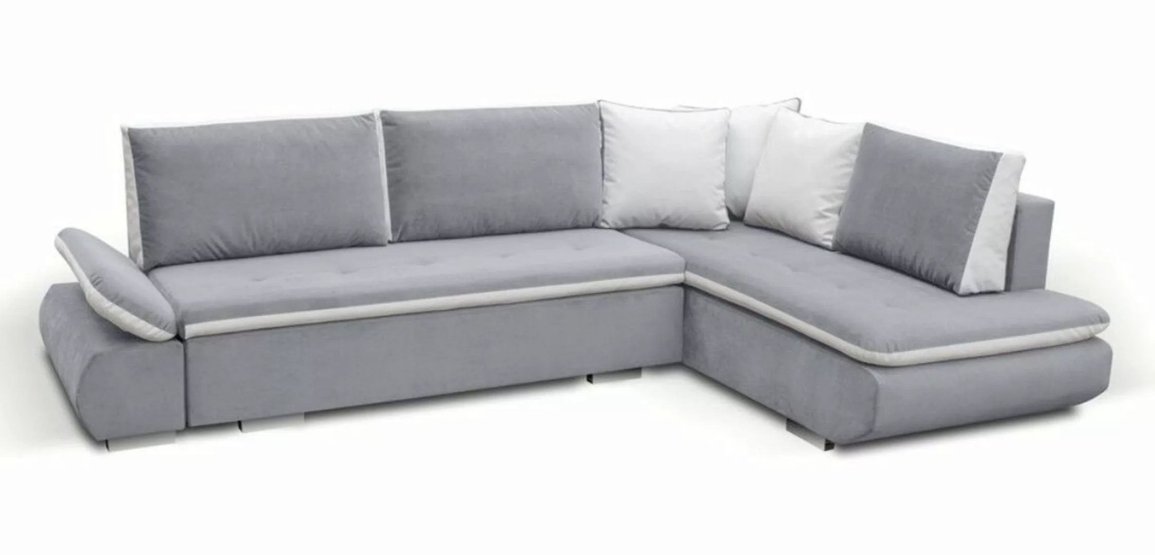 JVmoebel Ecksofa, Sofa Schlafsofa Designer Sofa mit Bettfunktion + Bettkast günstig online kaufen