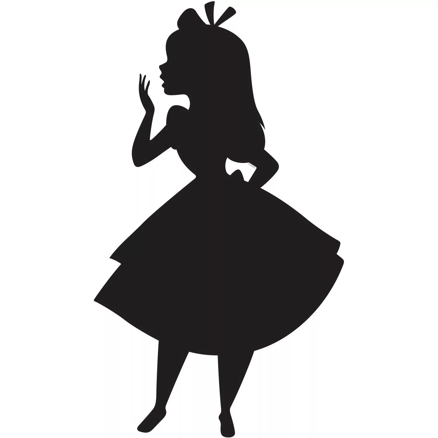 Komar Poster »Alice Silhouette«, Disney, (1 St.), Kinderzimmer, Schlafzimme günstig online kaufen