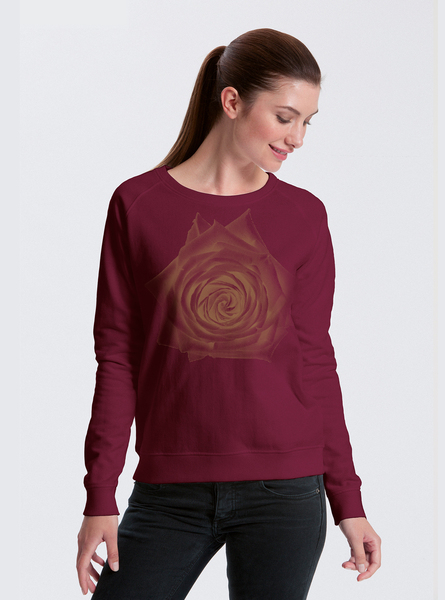 Bio Damen-sweatshirt Rose günstig online kaufen