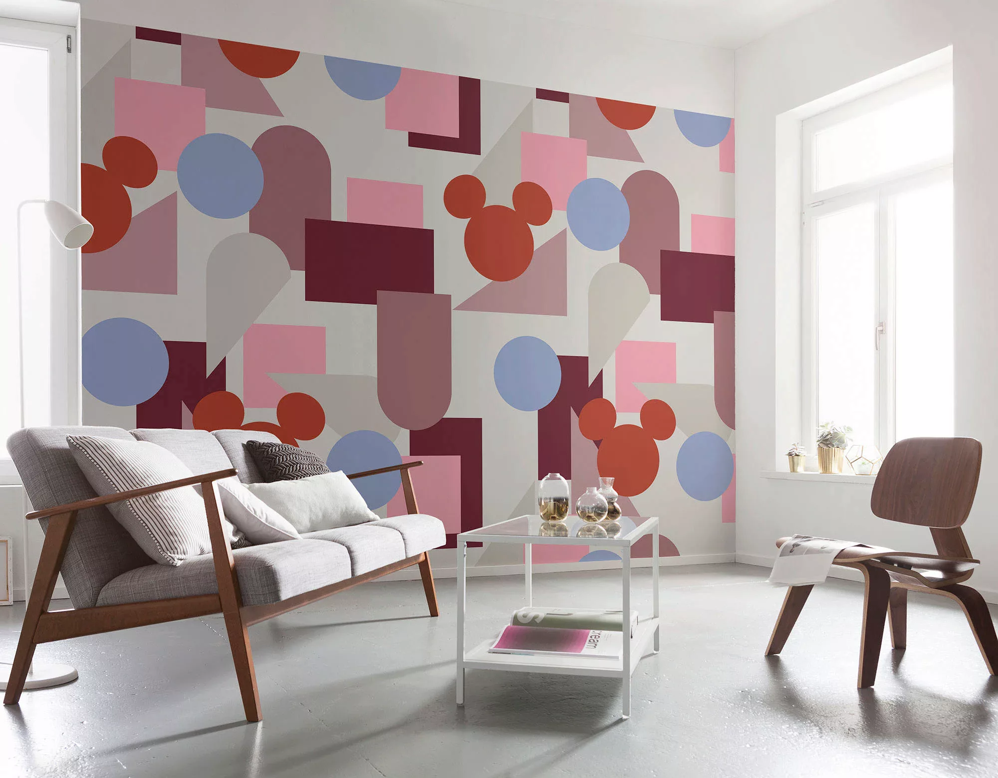 Komar Vliestapete »Colourful Mickey«, 400x250 cm (Breite x Höhe) günstig online kaufen