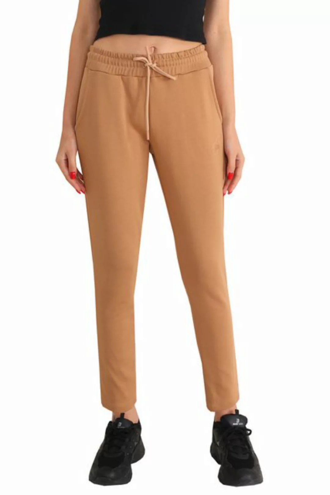 Bongual Loungehose Sweatpants reine Baumwolle mit Logostickerei günstig online kaufen