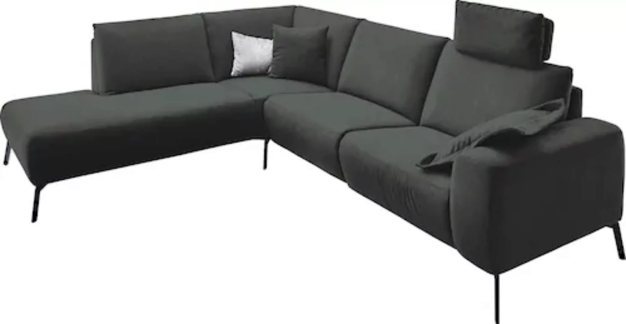 INOSIGN Ecksofa "Bellini L-Form", incl. motorischer Relaxfunktio, wahlweise günstig online kaufen