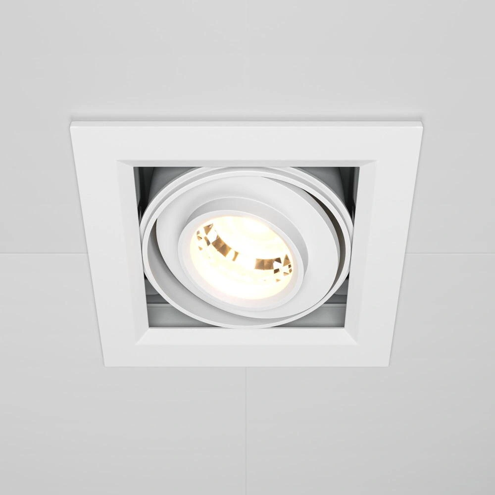 LED Einbaustrahler Metal Modern in Weiß 10W 750lm günstig online kaufen
