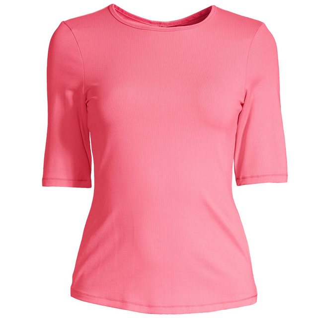 Casall T-Shirt Rib Tee - Damen T-Shirt - Vibrant Pink günstig online kaufen