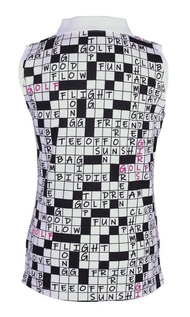 girls golf Poloshirt Girls Golf Polo Crossword Sleeveless Damen L günstig online kaufen