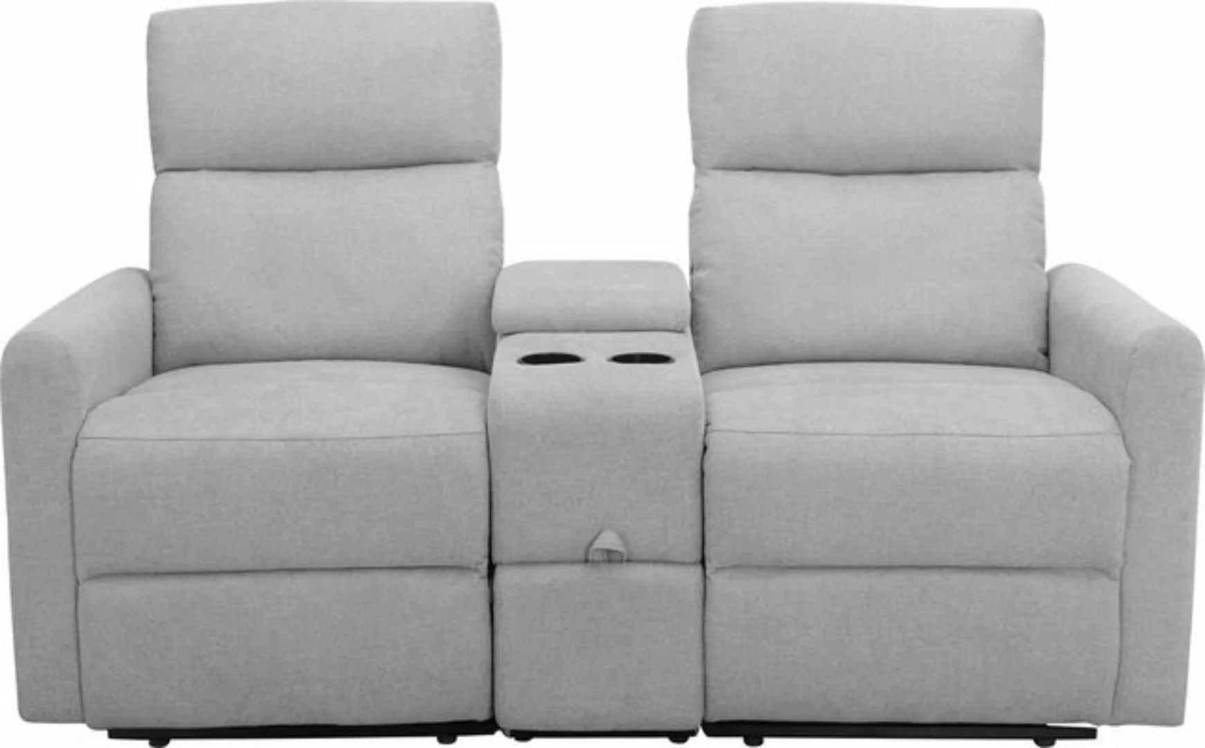 Home affaire 2-Sitzer Daoulas, 2er-Kinosofa, TV-Sessel, Multimedia-Sofa, Ki günstig online kaufen