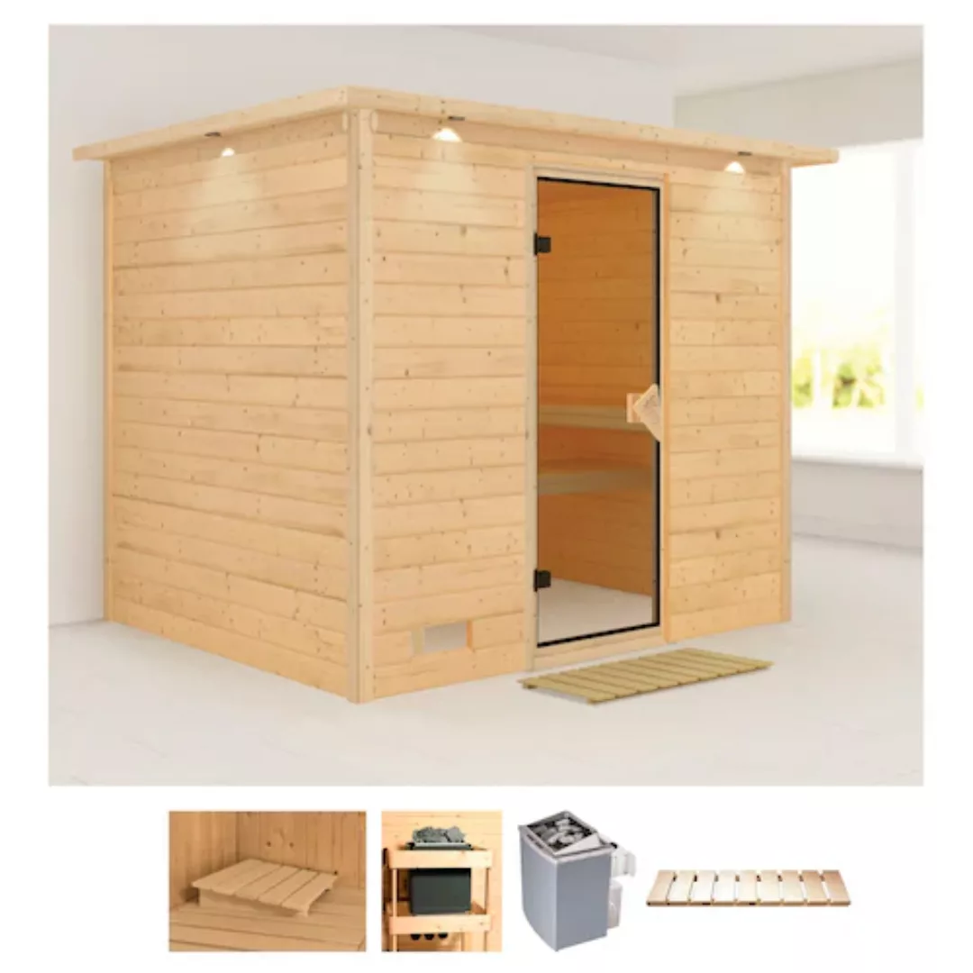 Karibu Sauna »Soraja«, (Set) günstig online kaufen