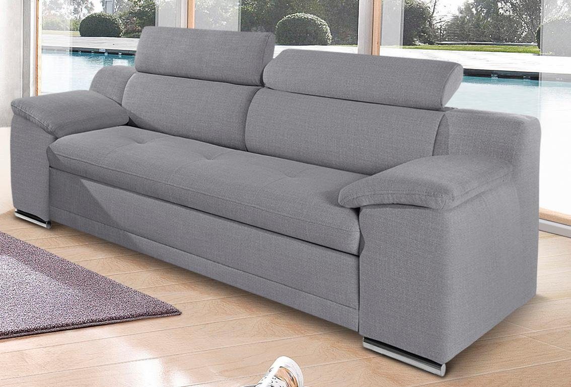 sit&more 3-Sitzer "Andiamo", inklusive Kopfteilverstellung günstig online kaufen