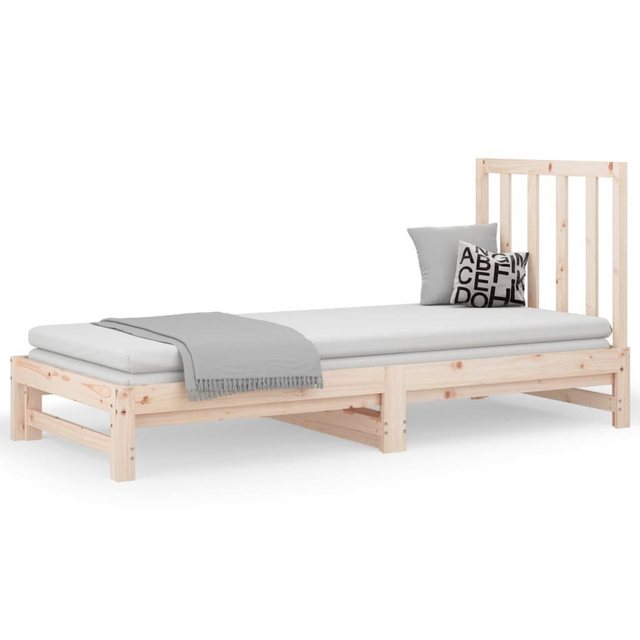 vidaXL Gästebett Gästebett Tagesbett Ausziehbar 2x90x200 cm Massivholz Kief günstig online kaufen