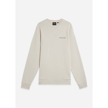 Lyle & Scott  Pullover Loopback embroidered crew neck sweatshirt - cove dar günstig online kaufen