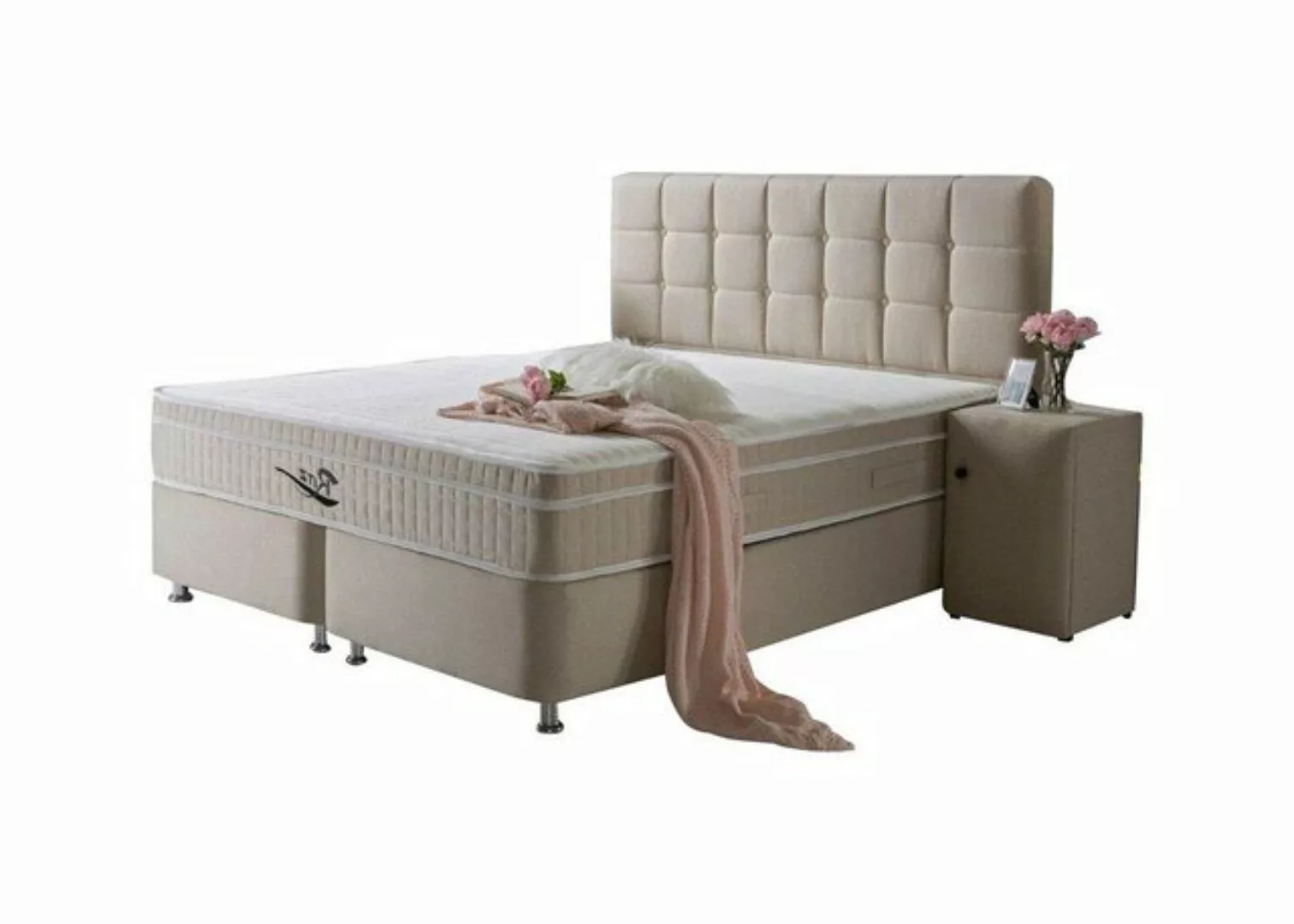 Xlmoebel Bett Boxspringbett Doppelbett Luxus Schlafzimmer Designer Doppelbe günstig online kaufen