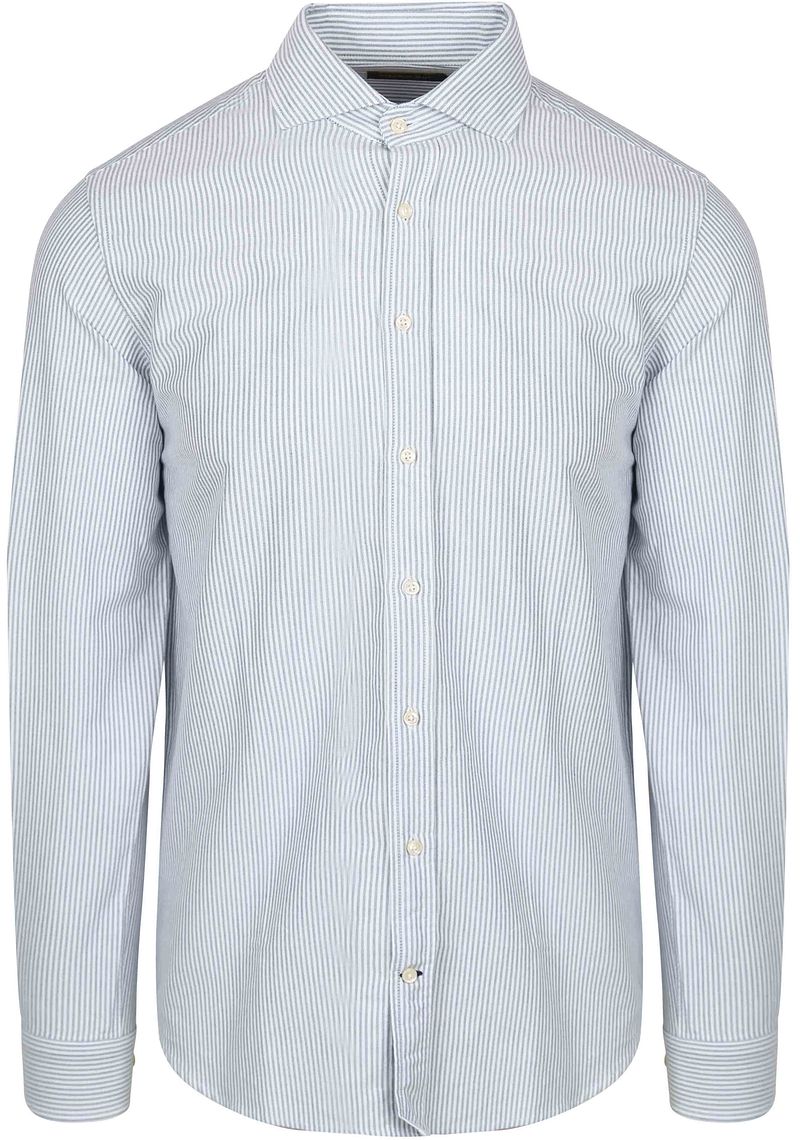Steppin' Out Hemd Oxford Streifen Hellblau   - Größe XXL günstig online kaufen