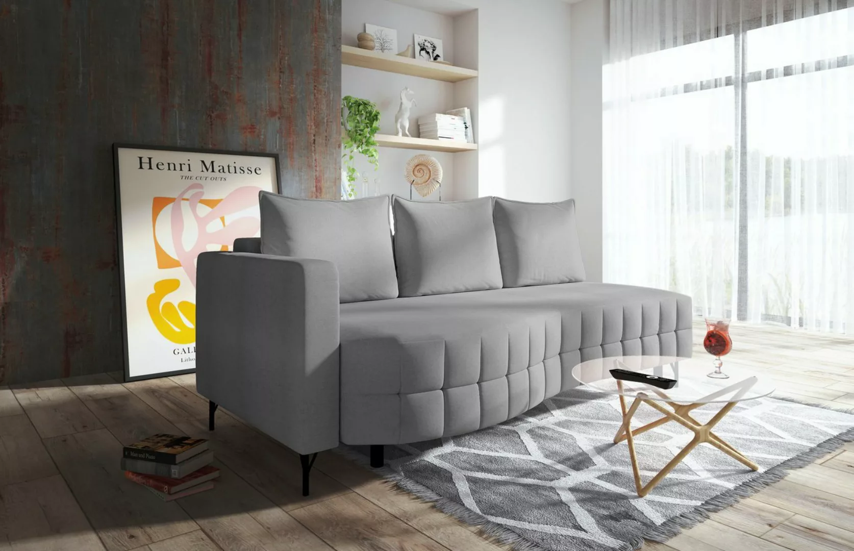 exxpo - sofa fashion Loungesofa T wiggy Schlafsofa mit Bettfunktion und Bet günstig online kaufen