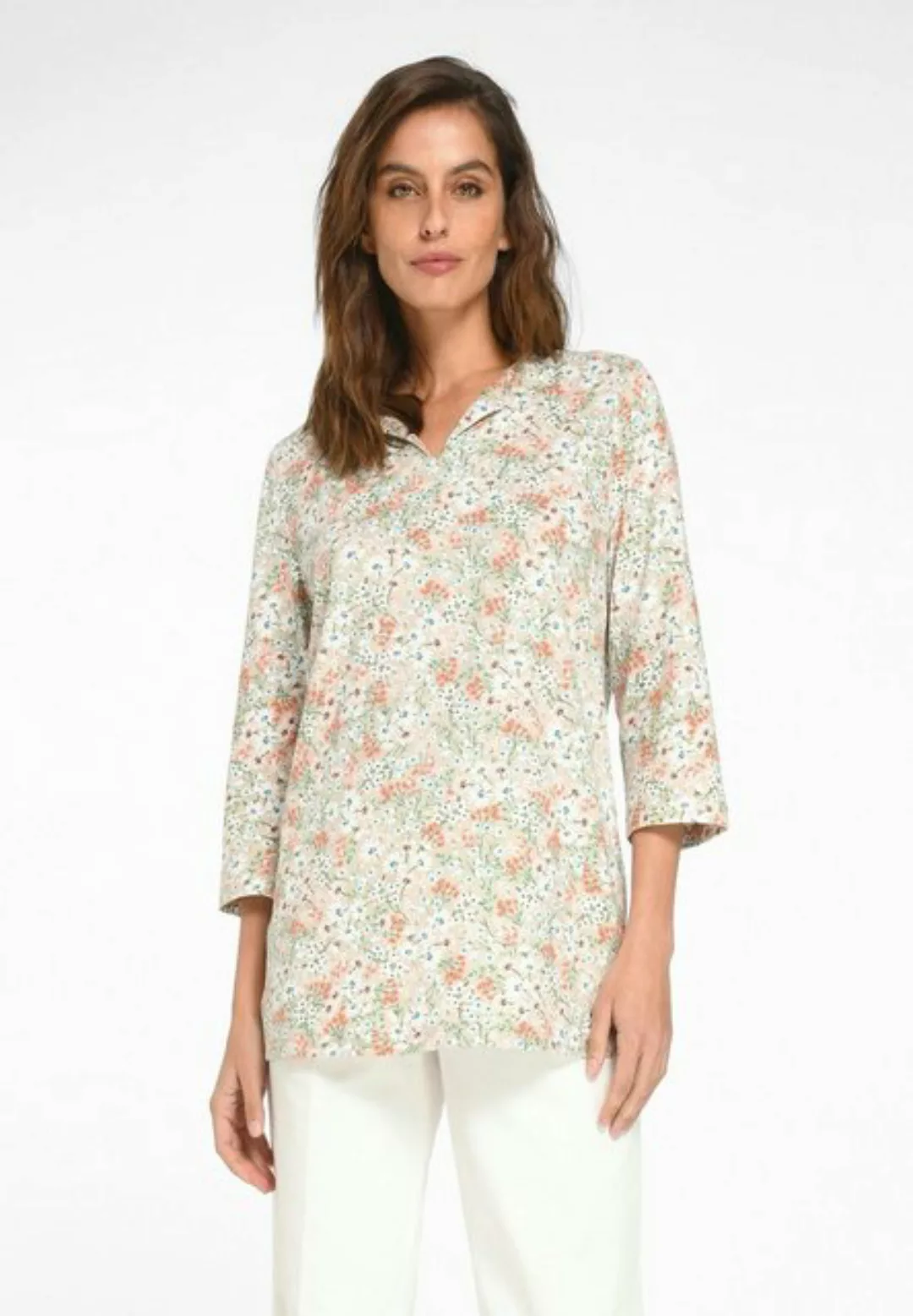 Green Cotton 3/4-Arm-Shirt Cotton günstig online kaufen