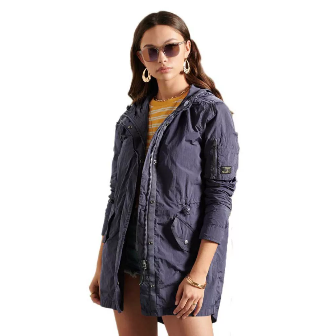 Superdry Military Mantel 2XS Airforce Blue günstig online kaufen