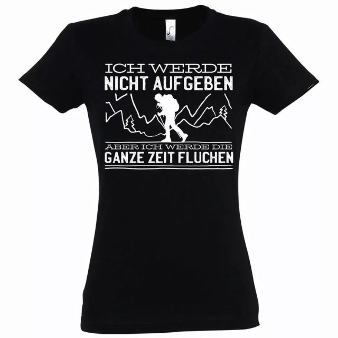 Youth Designz T-Shirt Nicht Aufgeben Wandern Damen T-Shirt mit trendigem Fr günstig online kaufen