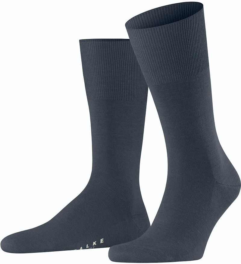 Falke Airport Socke Wool Blend 6688 Dunkelblau - Größe 39-40 günstig online kaufen