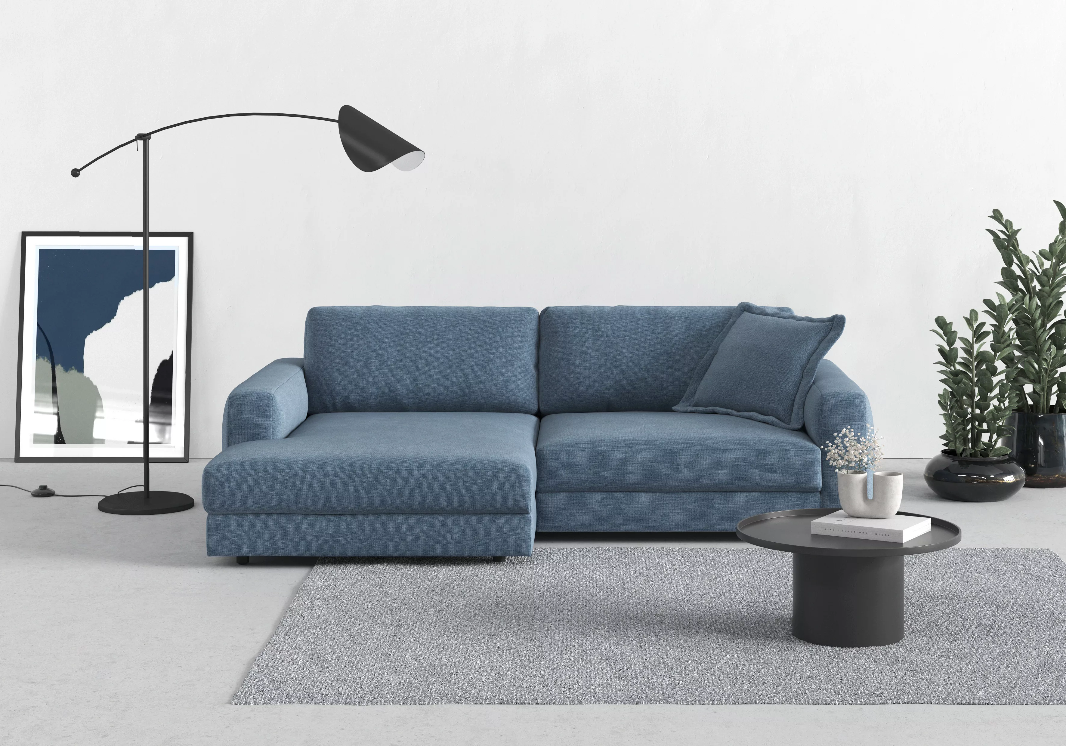 TRENDMANUFAKTUR Ecksofa "Bourbon, Designsofa mit tollem Sitzkomfort, L-Form günstig online kaufen