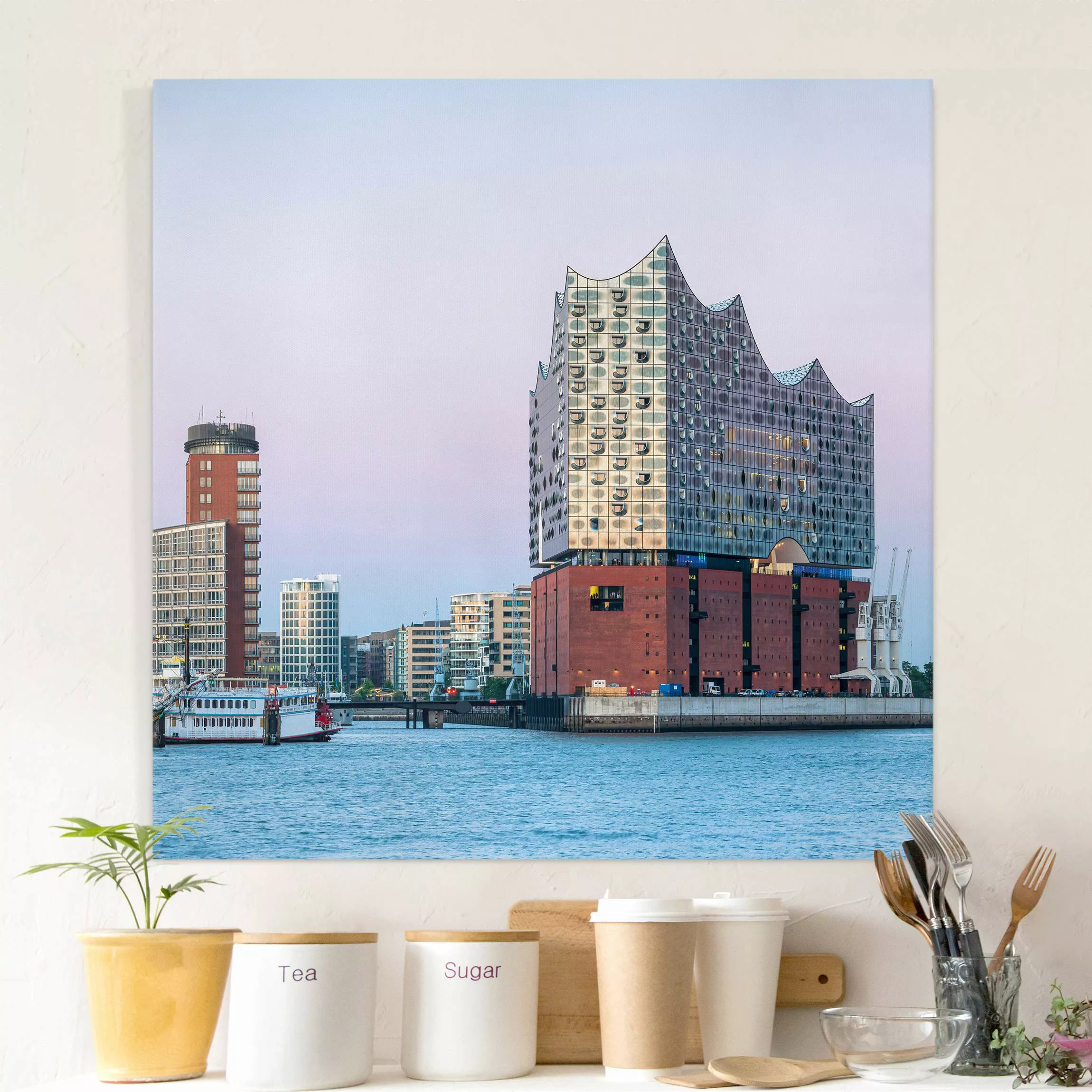 Leinwandbild Elbphilharmonie Hamburg günstig online kaufen