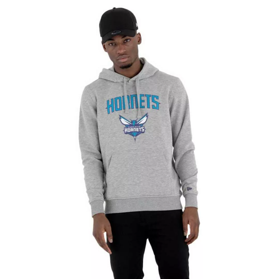 New Era Team Logo Po Charlotte Hornets Kapuzenpullover XS Grey günstig online kaufen
