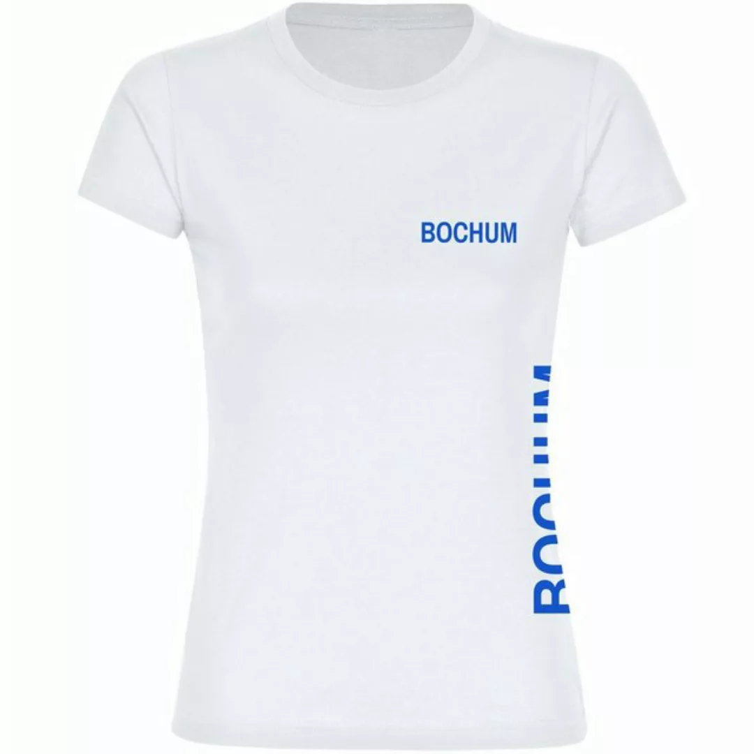 multifanshop T-Shirt Damen Bochum - Brust & Seite - Frauen günstig online kaufen