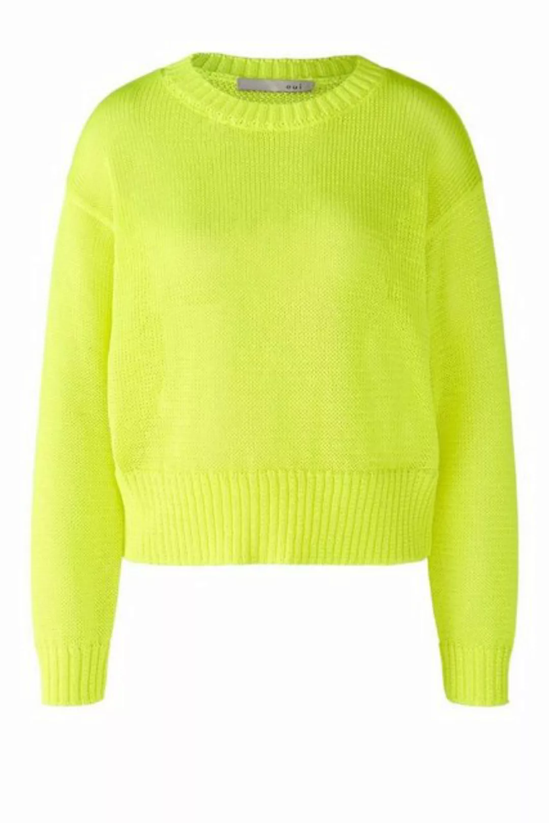 Oui Sweatshirt Pullover, safety yellow günstig online kaufen