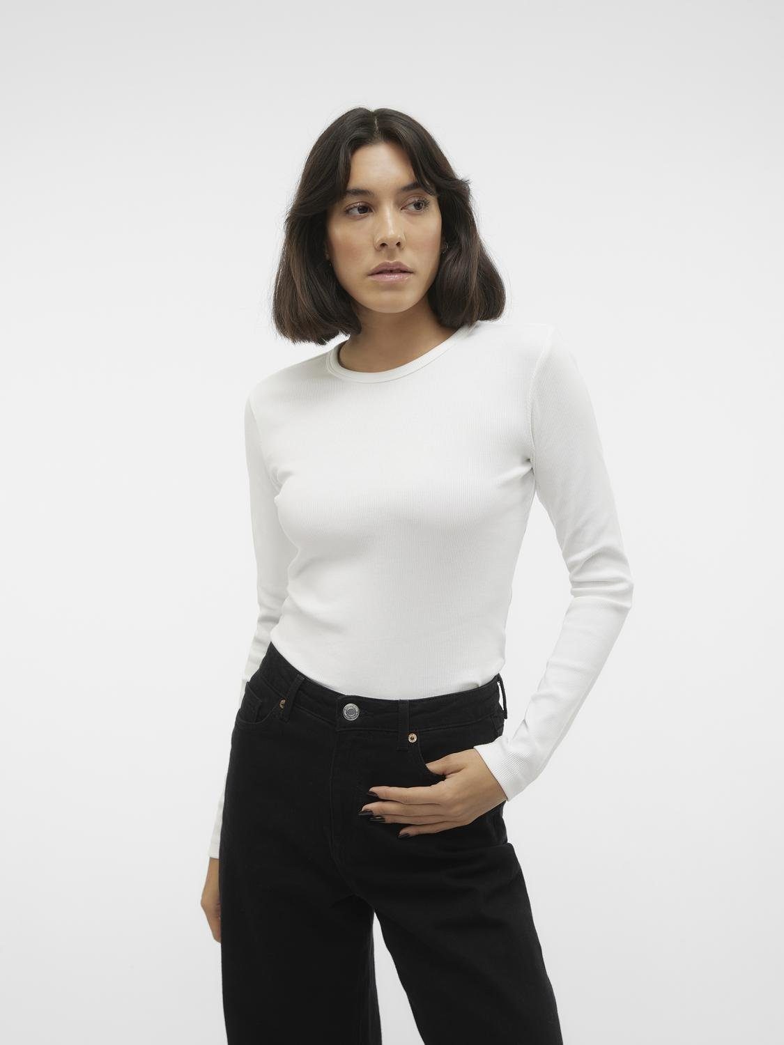 Vero Moda Langarmshirt VMCHLOE LS SHORT günstig online kaufen