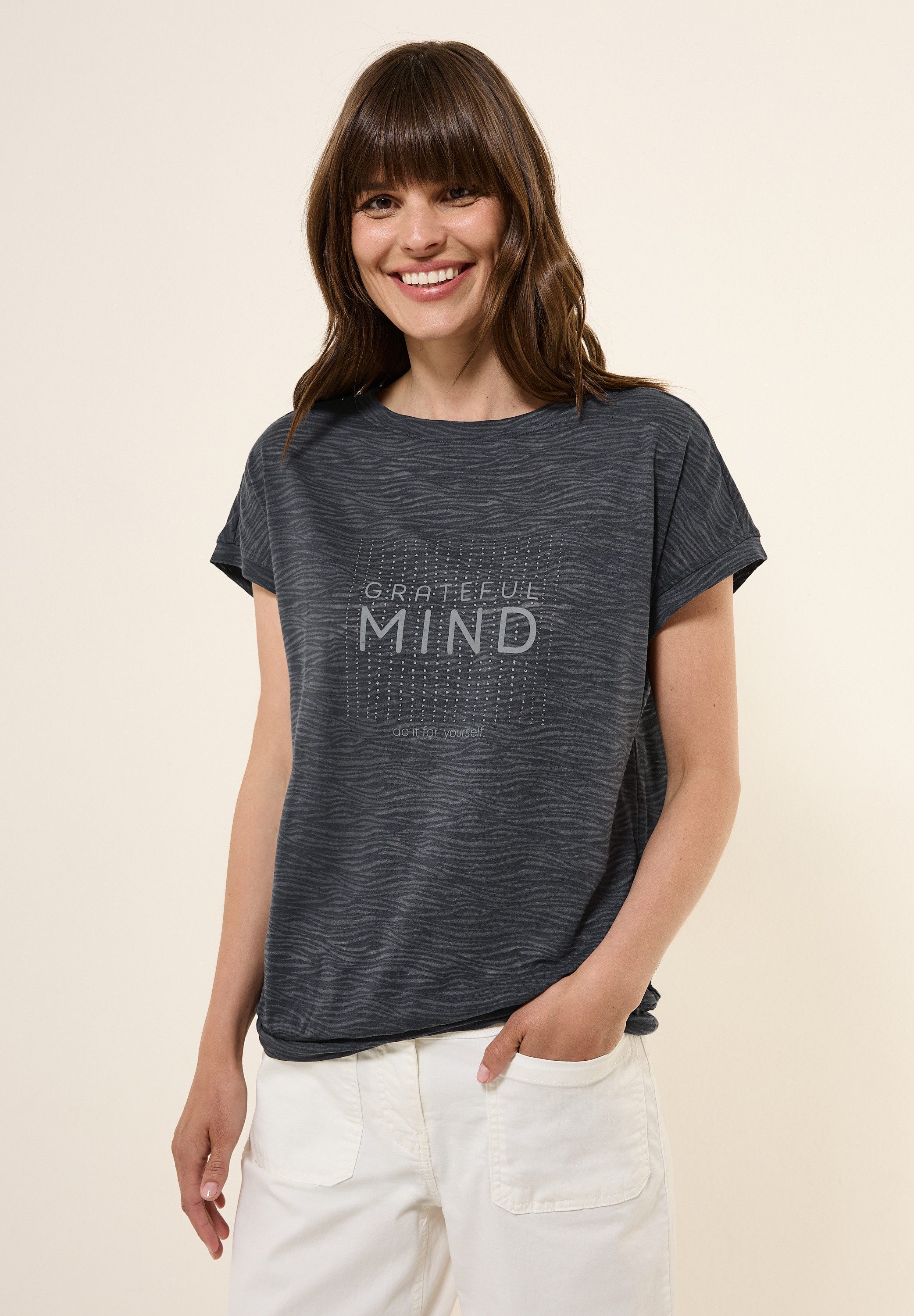 CECIL T-Shirt mit U-Boot-Ausschnitt günstig online kaufen