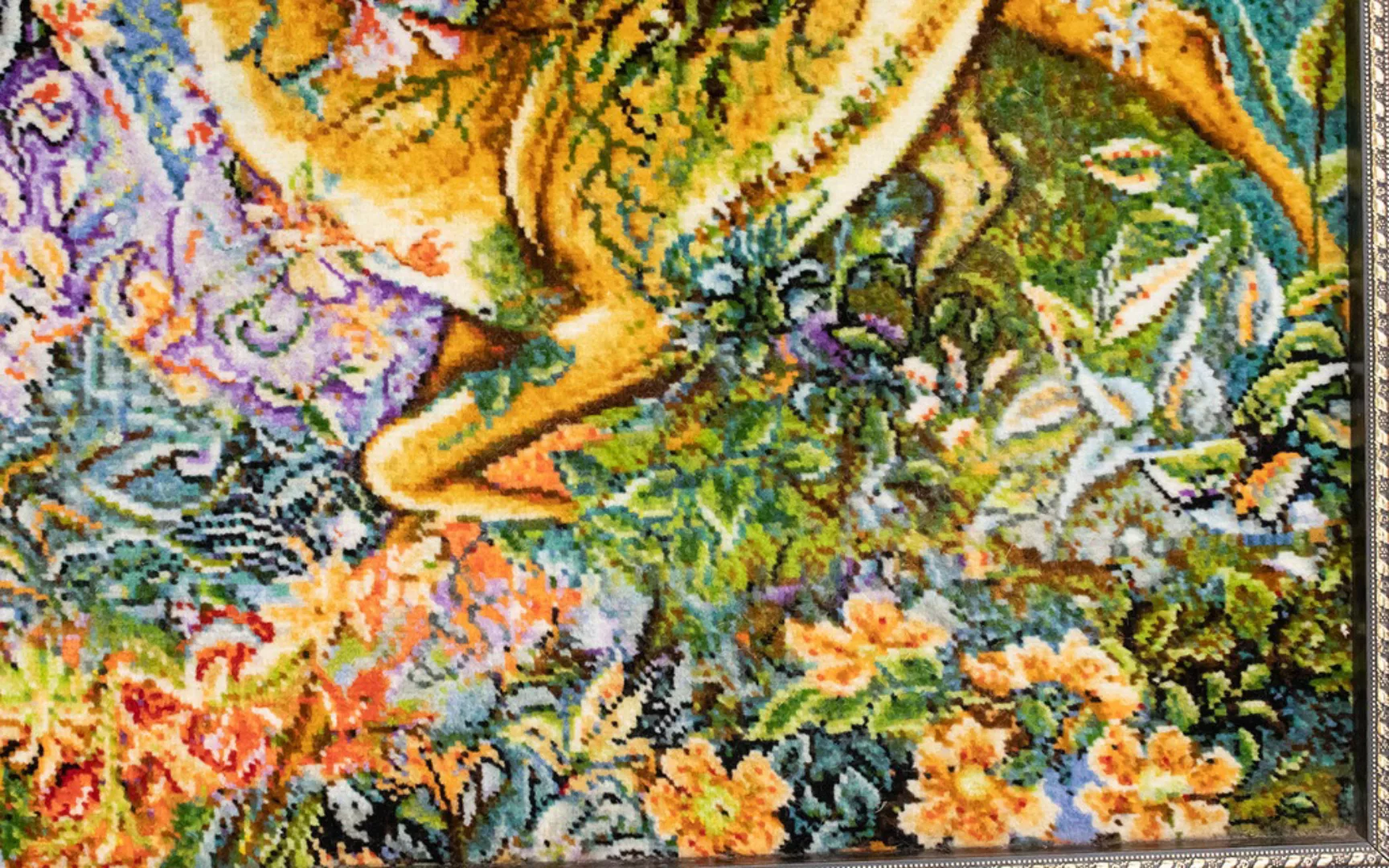 morgenland Wandteppich »Bild-Teppich Figurativ 95 x 90 cm«, rechteckig, Uni günstig online kaufen