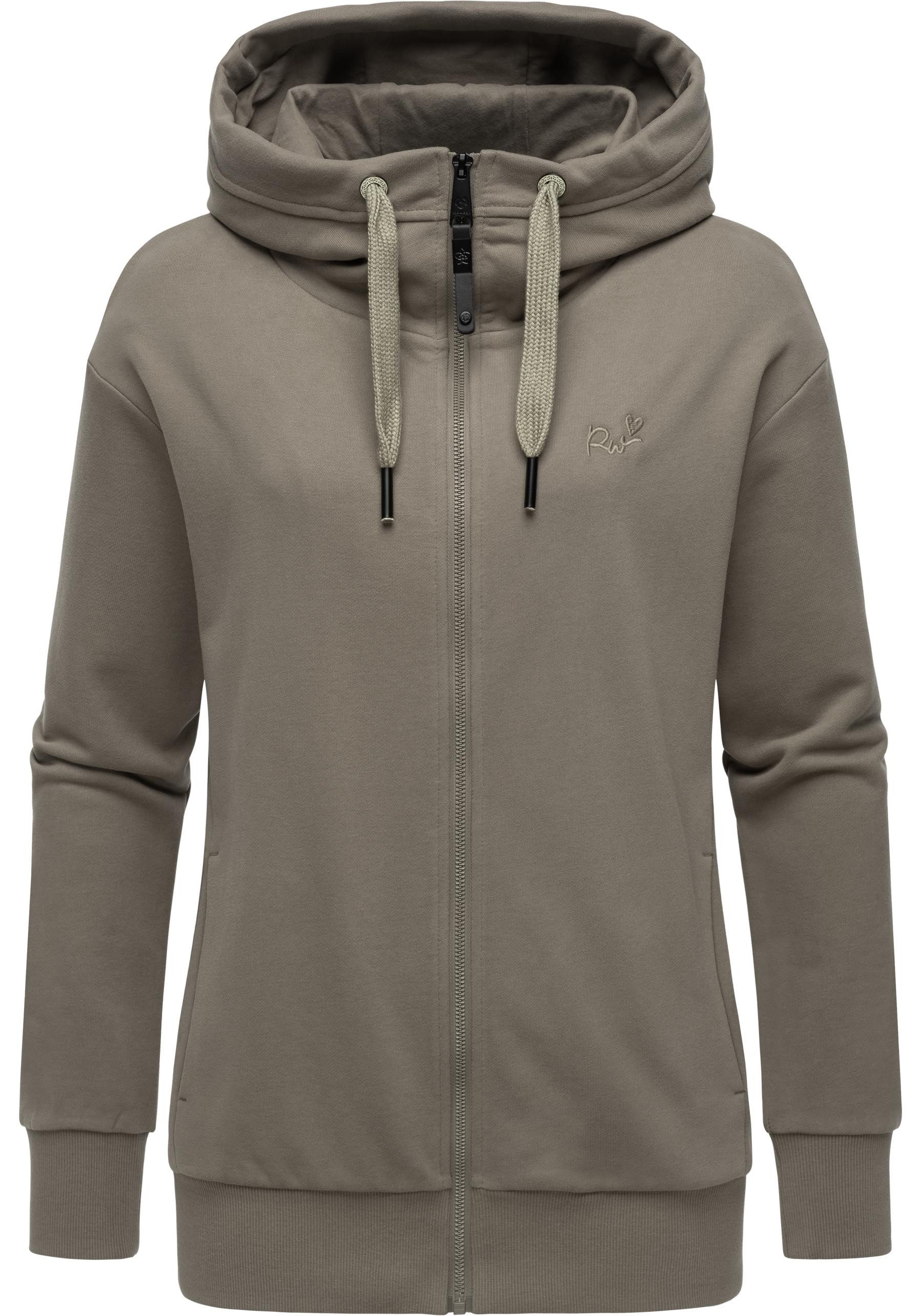 Ragwear Kapuzensweatjacke "Yodis Zip", weicher Damen Zip-Hoodie mit Kapuze günstig online kaufen
