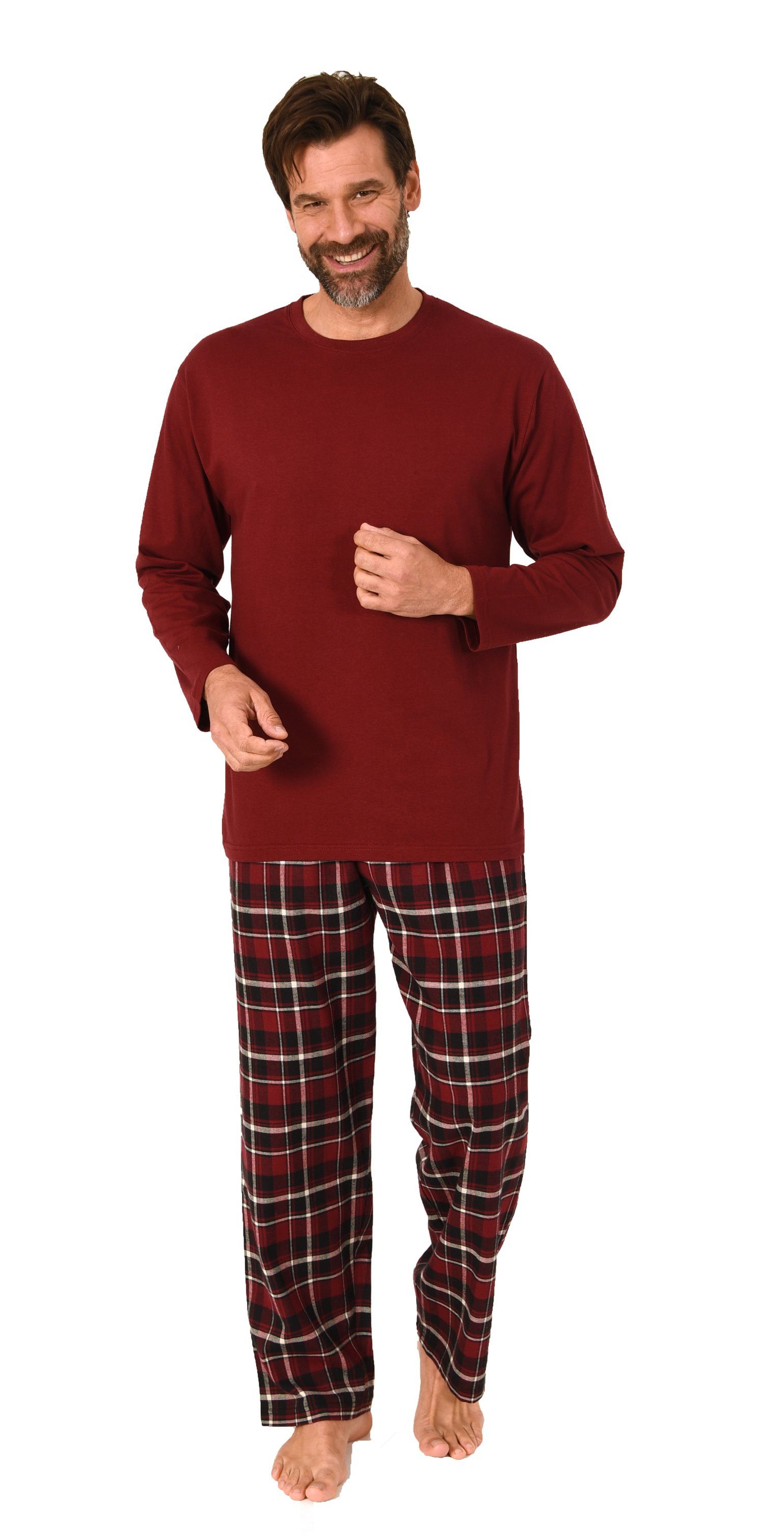 Normann Pyjama Herren Schlafanzug lang, Pyjama günstig online kaufen