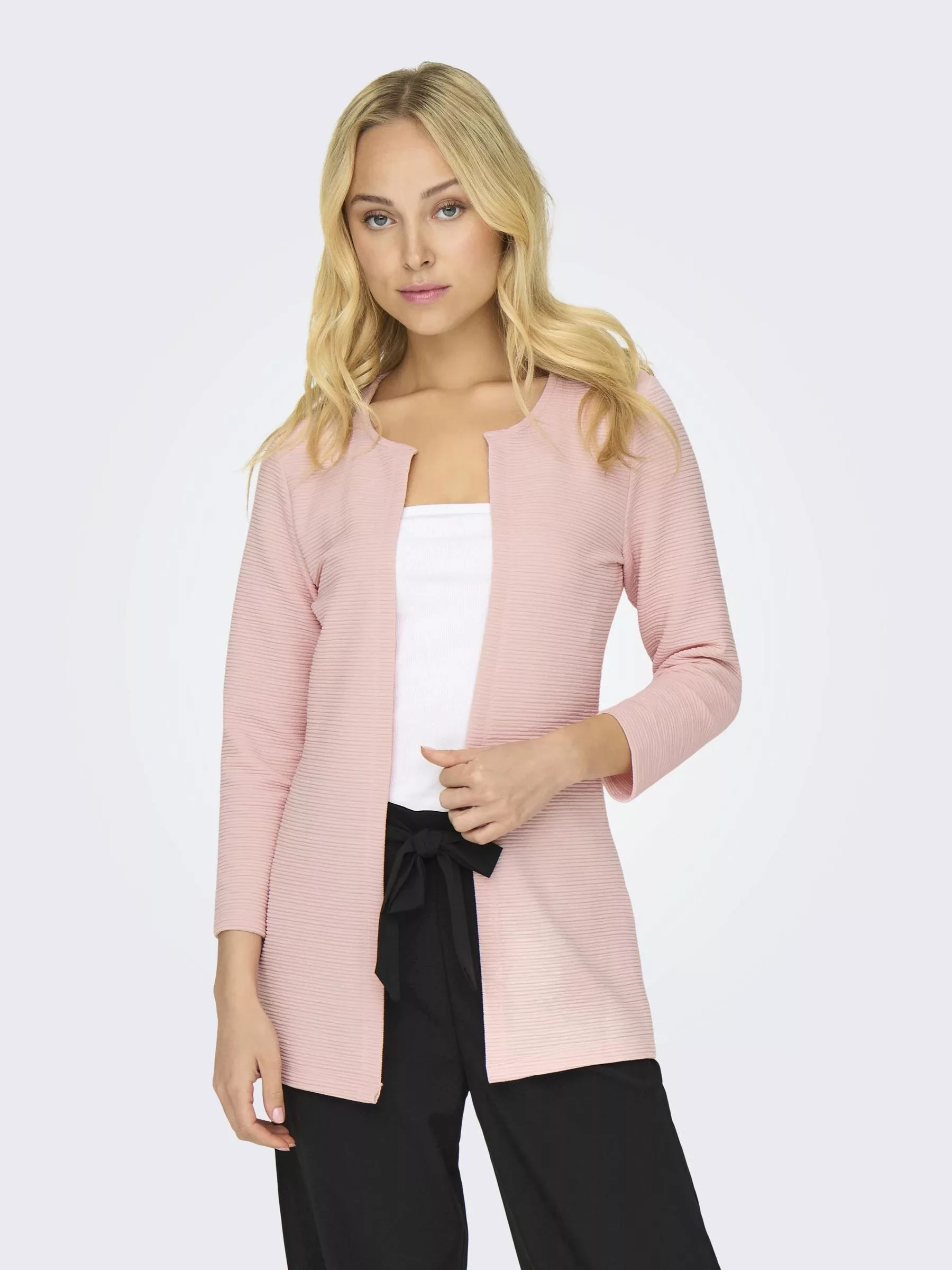 ONLY Longblazer "ONLLECO 7/8 LONG CARDIGAN", gerippte Oberflächenstruktur günstig online kaufen