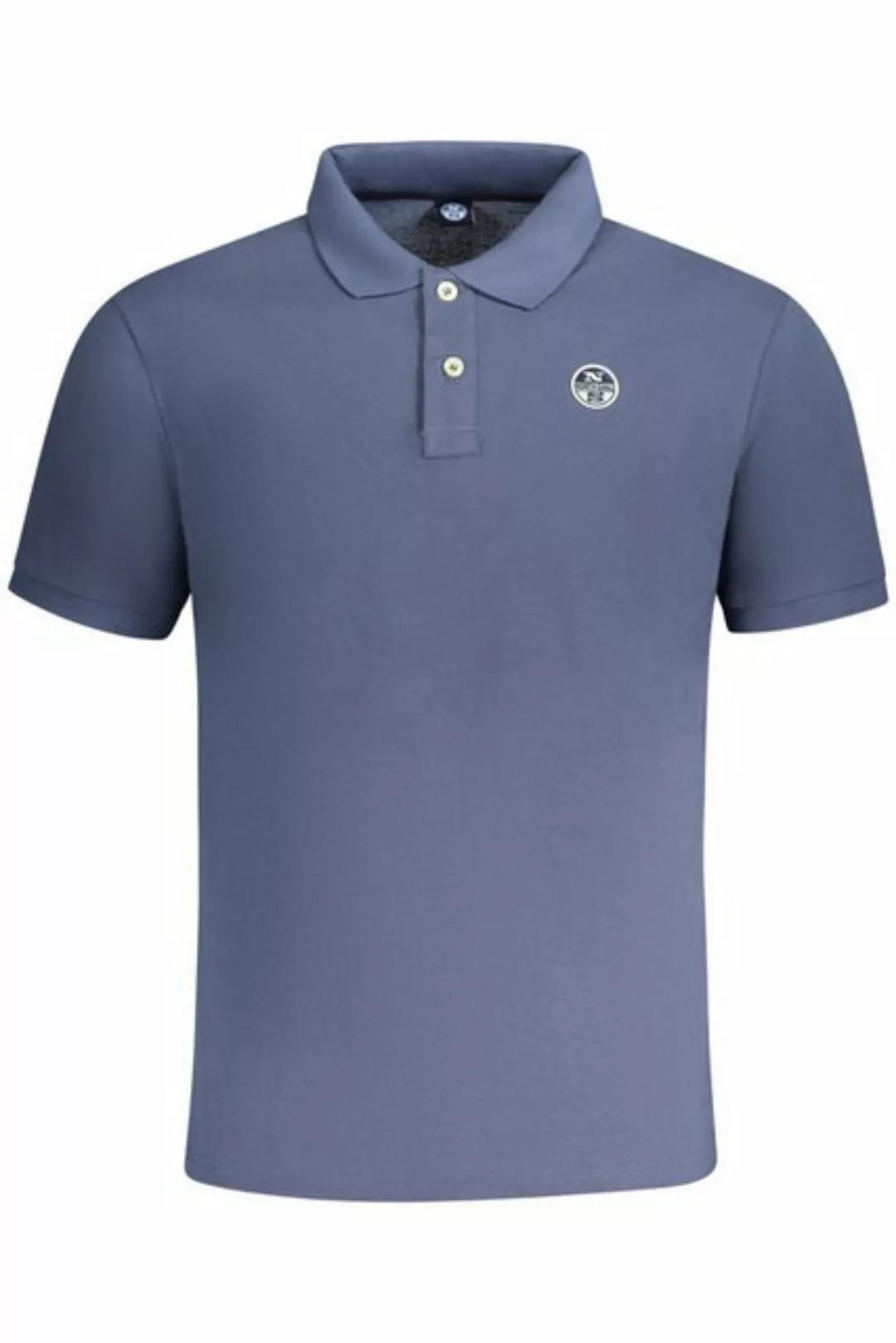 North Sails Poloshirt Herren Kurzarm-Poloshirt Blau mit Knöpfen und günstig online kaufen