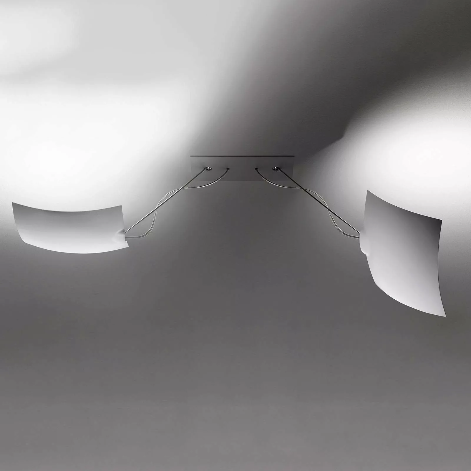 Ingo Maurer - 2 x 18x18 LED Decken-/Wandleuchte - weiß/1600 lm/3000 K/CRI 9 günstig online kaufen
