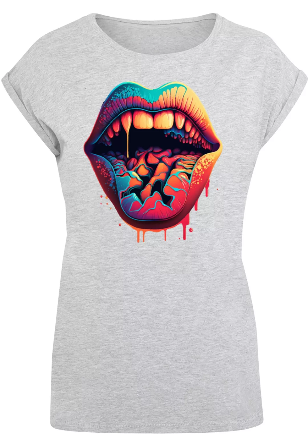 F4NT4STIC T-Shirt "Drooling Lips SHORT SLEEVE TEE", Print günstig online kaufen