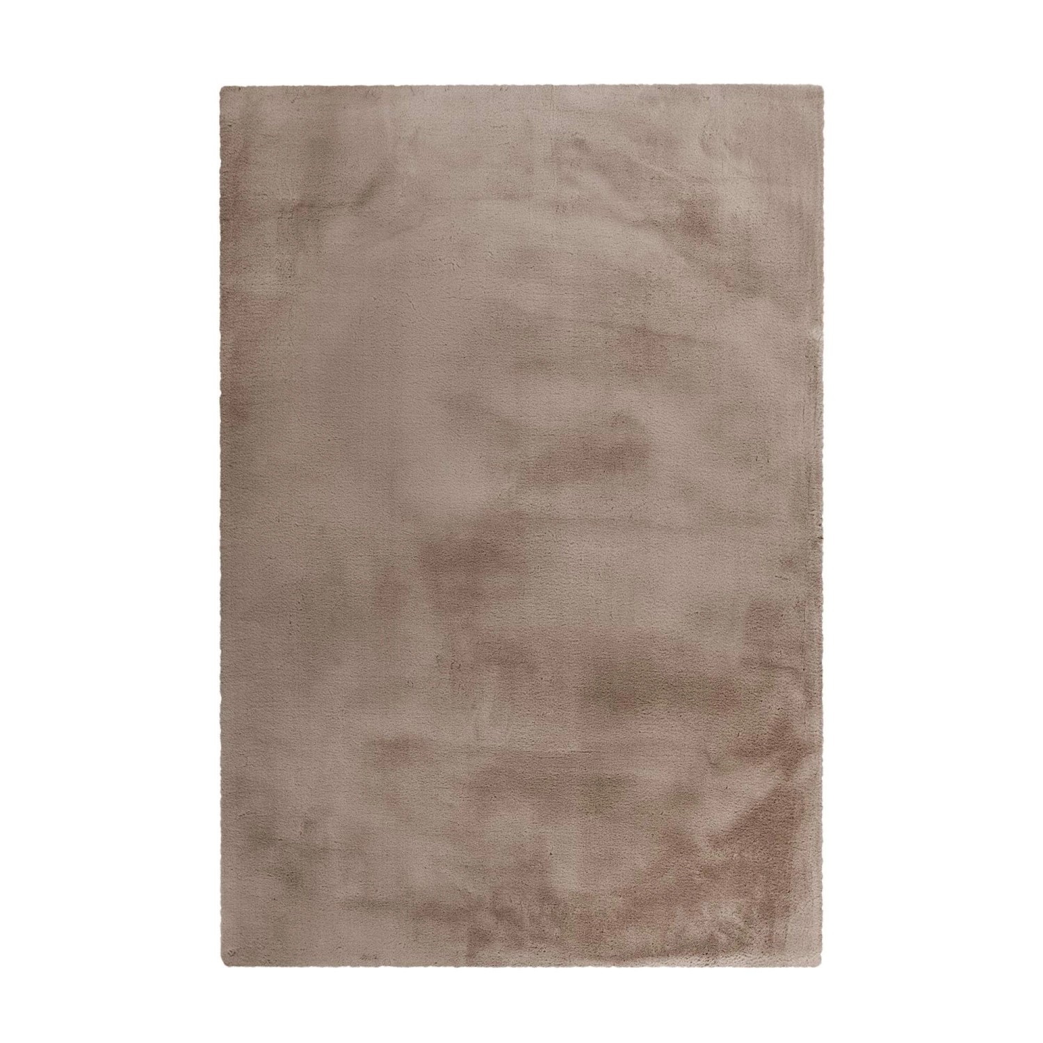 MeGusta Shaggy Hochflor Teppich Uni Taupe Polyester 80x150 cm Catalina günstig online kaufen