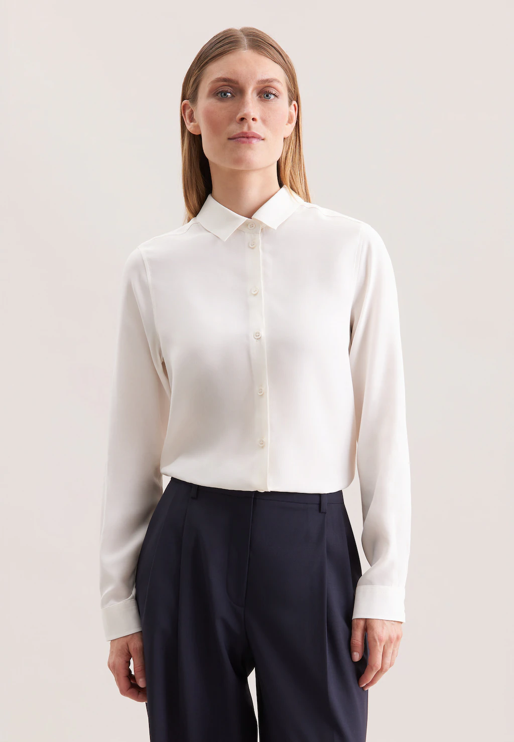 seidensticker Hemdbluse, 1/1 Uni günstig online kaufen