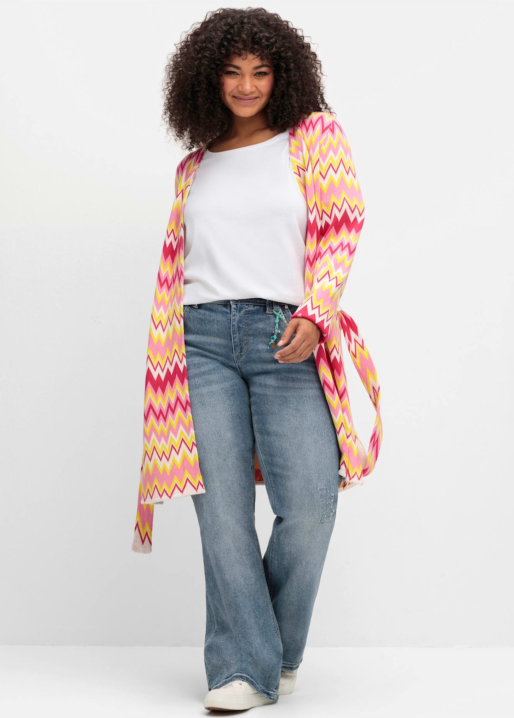sheego by Joe Browns Longstrickjacke günstig online kaufen