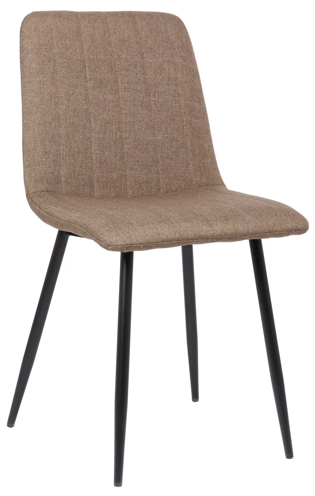 Stuhl Dijon Stoff braun günstig online kaufen