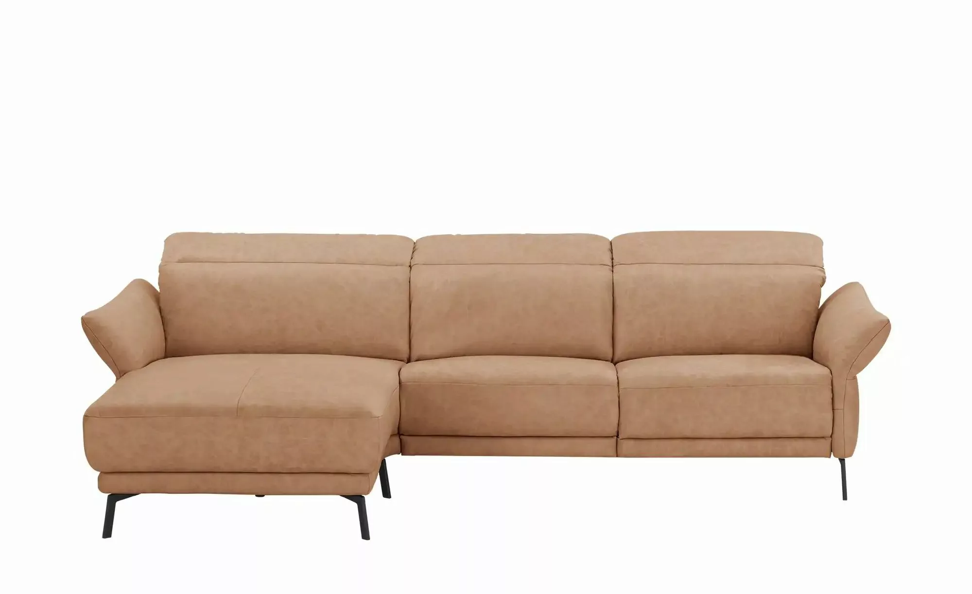 Wohnwert Ecksofa Leder Bellana ¦ braun ¦ Maße (cm): B: 285 H: 101 T: 161 Po günstig online kaufen