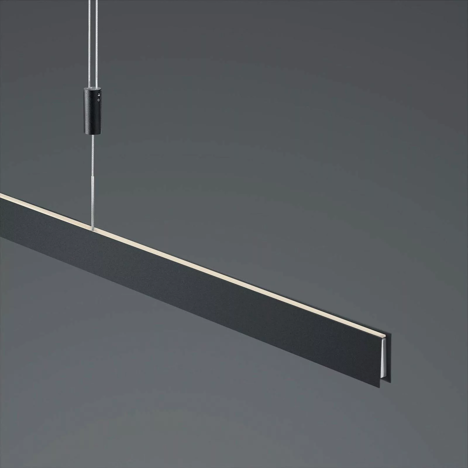 LED-Hängeleuchte Delta, 130 cm, schwarz günstig online kaufen