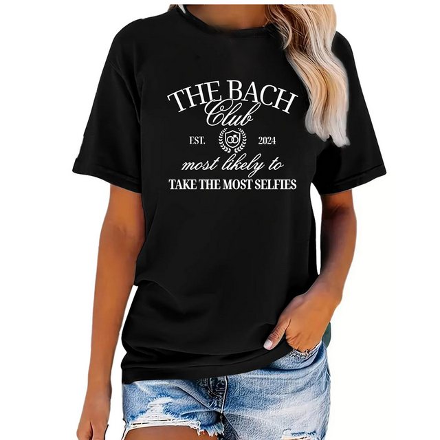 Banco T-Shirt Damen Premium T-Shirt "THE BACH" Unifarben Größen XS bis 6XL günstig online kaufen